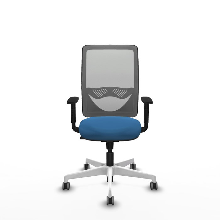 PIQUERAS Y CRESPO Silla de oficina Zulema con mecanismo Sincro, Azul claro y Gris PIQUERAS Y CRESPO Silla de oficina Zulema con mecanismo Sincro, Azul claro y Gris