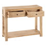 Consola Natural Madera Mindi Entrada 100 X 35 X 85 cm