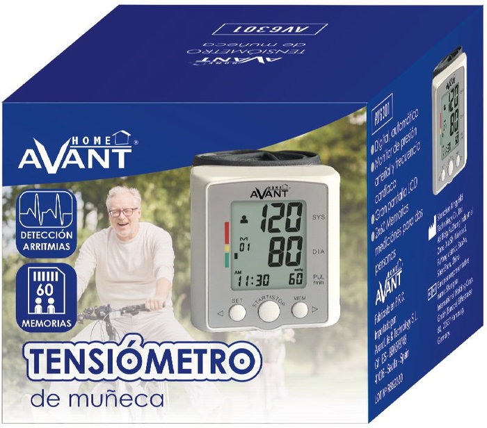 AVANT Tensiometro de Muñeca, TENSIOMETRO DE MUÑECA AVANT