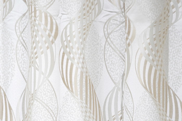 DKD Home Decor Cortina Tradicional Beige 270 x 140 cm (2 Unidades)