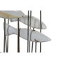 DKD Home Decor Decoración de Peces en Madera y Metal Blanco