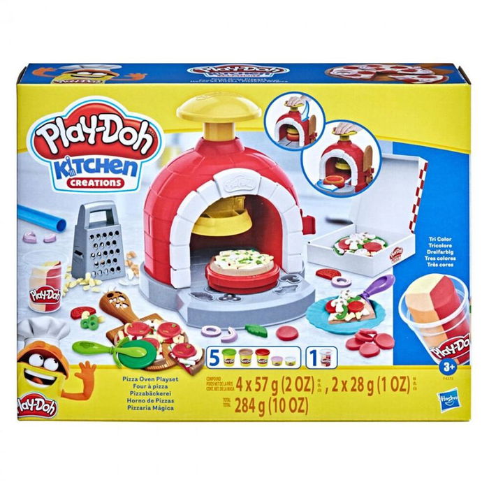Hasbro Play-Doh Pizza Oven Playset - Horno Juguete Pizza Plastilina, Juego Creativo para Niños de 3 Años y Más Hasbro Play-Doh Pizza Oven Playset - Horno Juguete Pizza Plastilina, Juego Creativo para Niños de 3 Años y Más