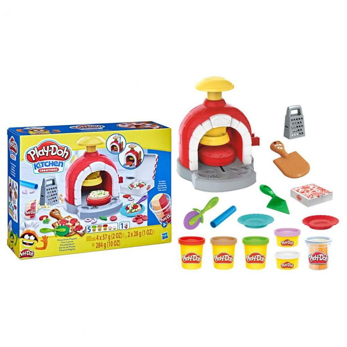 Hasbro Play-Doh Pizza Oven Playset - Horno Juguete Pizza Plastilina, Juego Creativo para Niños de 3 Años y Más Hasbro Play-Doh Pizza Oven Playset - Horno Juguete Pizza Plastilina, Juego Creativo para Niños de 3 Años y Más