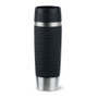 Emsa TRAVEL MUG Waves Grande Negro/Acero Inoxidable 0,5 L