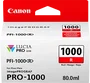 Canon PFI-1000R Rojo Cartucho de Tinta 80ml