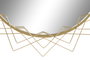 DKD Home Decor Espejo Metal y Cristal Dorado 80x80 cm