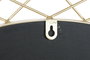 DKD Home Decor Espejo Metal y Cristal Dorado 80x80 cm