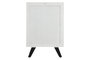 DKD Home Decor Cajonera Moderno Blanco Marron Oscuro 4 cajones 40 x 105 x 70 cm