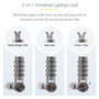 Startech Cable antirrobo universal para portátil de 2m - Serializado