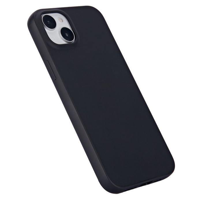 eSTUFF Funda TPU 100% Reciclado INFINITE VIENNA para iPhone 15 Plus - Negra - GRS Certificado