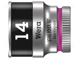 WERA Vaso Zyklop HEX 14mm 1/4 pulgada
