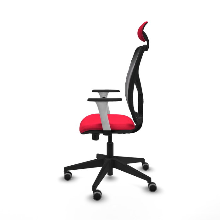 PIQUERAS Y CRESPO Silla de oficina Motilla con mecanismo Sincro/Traslack, Rojo y Negro PIQUERAS Y CRESPO Silla de oficina Motilla con mecanismo Sincro/Traslack, Rojo y Negro