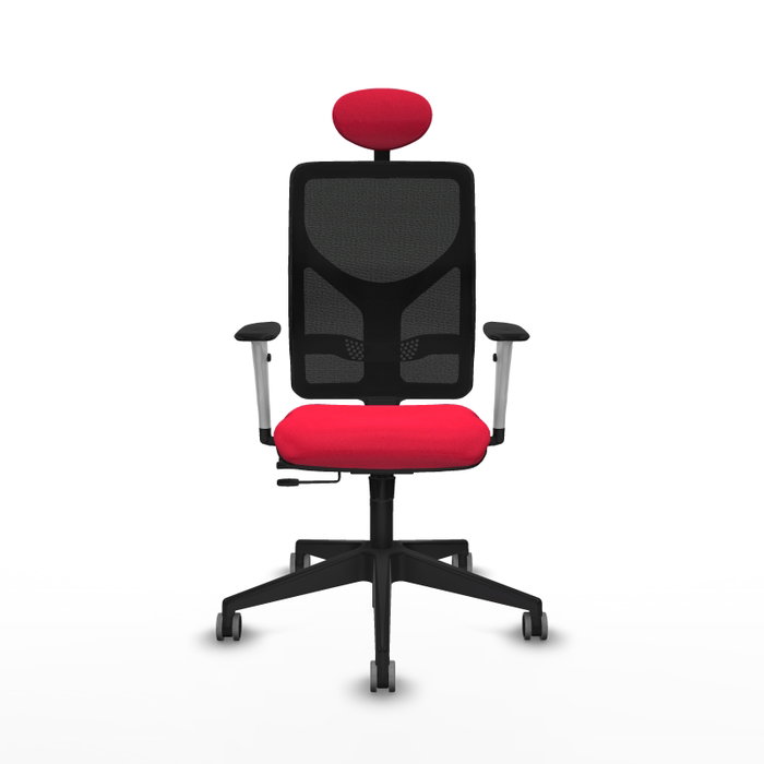PIQUERAS Y CRESPO Silla de oficina Motilla con mecanismo Sincro/Traslack, Rojo y Negro PIQUERAS Y CRESPO Silla de oficina Motilla con mecanismo Sincro/Traslack, Rojo y Negro