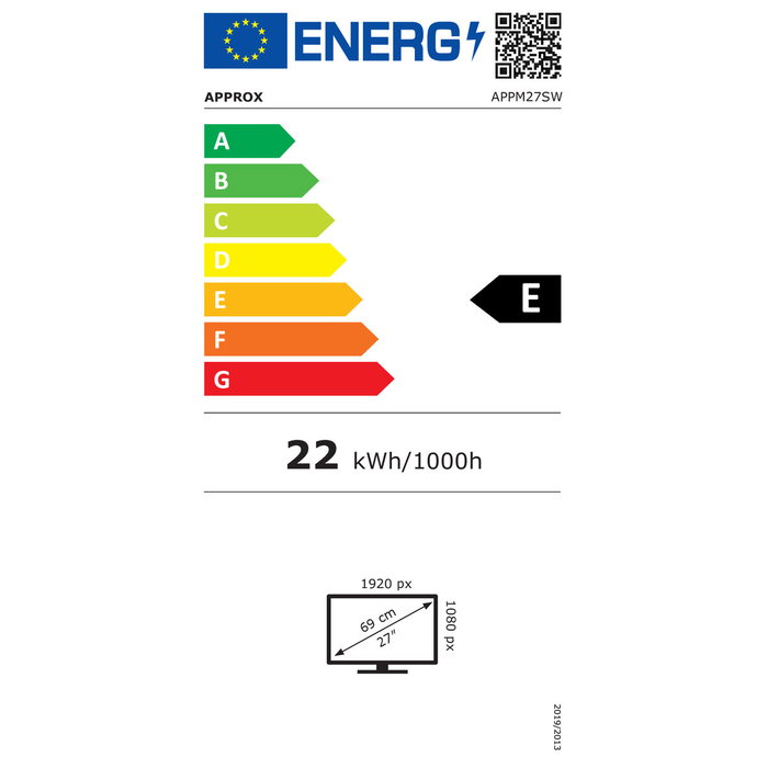 Approx APPM27SW Monitor de 27 pulg. FHD 100Hz Blanco