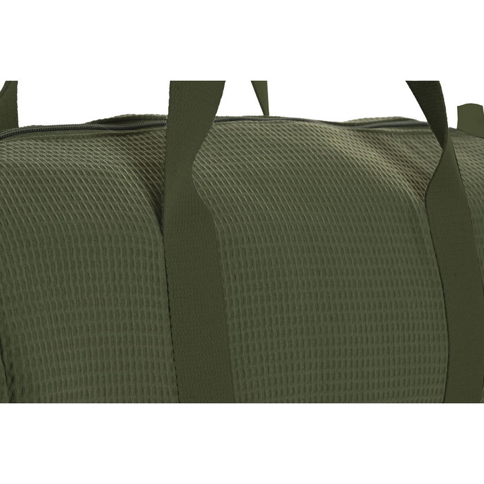 DKD Home Decor Set de 3 Bolsos de Viaje de Algodón y EVA, Colores Surtidos Beige, Verde y Lila