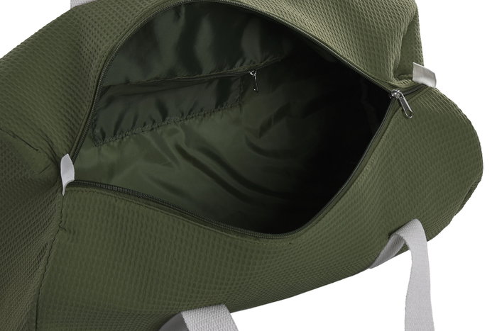 DKD Home Decor Bolso Urban 26x26x50 cm 3 Unidades Beige Verde Lila Algodon Polyester