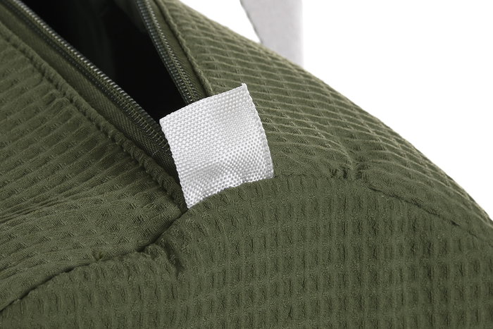 DKD Home Decor Bolso Urban 26x26x50 cm 3 Unidades Beige Verde Lila Algodon Polyester