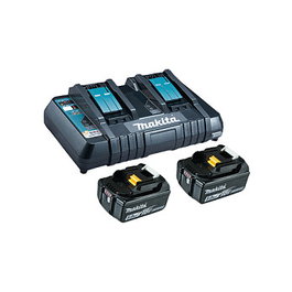 Makita 199482-2 Kit de Fuente de Alimentación 18V 5Ah con 2 Baterías y Cargador