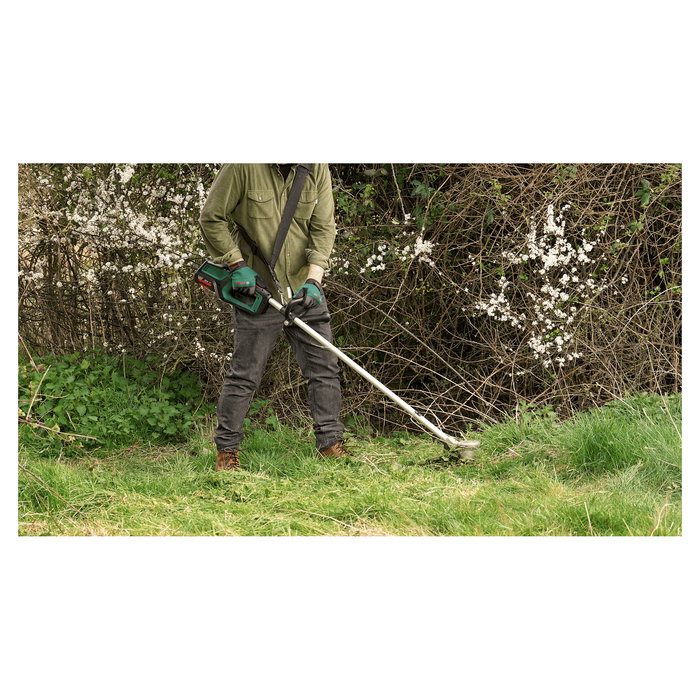 Bosch ADVANCEDBRUSHCUT 36V-23 - Desbrozadora de Batería 36V, Cuchilla Acero Inoxidable 2.4 mm, Corte 33 cm, 4500 RPM, Verde
