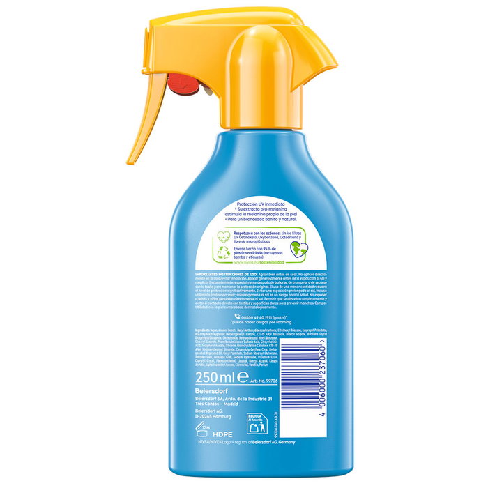 Nivea SUN Protege & Broncea Spray Loción Solar SPF 50 250 ml