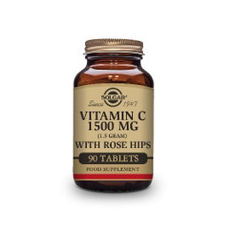 SOLGAR Rose Hips Vitamina C 1500 mg 90 Comprimidos