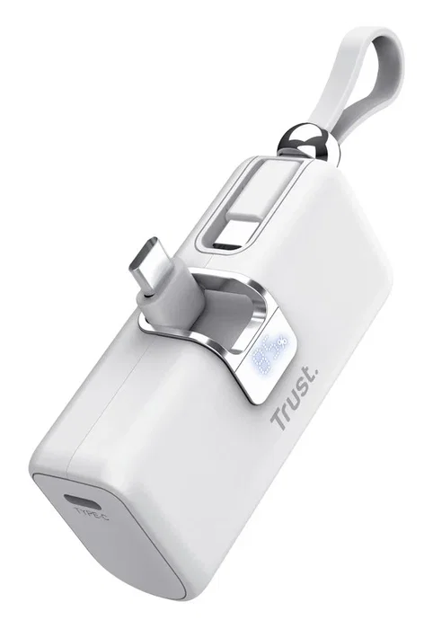 Trust Power Bank Pacto 5000mAh Blanco Trust Power Bank Pacto 5000mAh Blanco