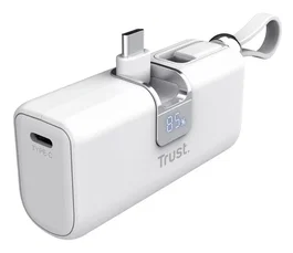 Trust Power Bank Pacto 5000mAh Blanco