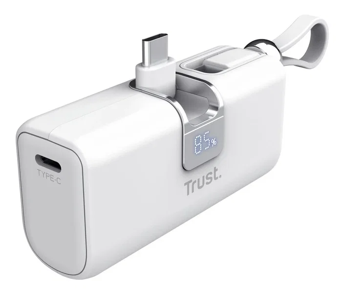 Trust Power Bank Pacto 5000mAh Blanco Trust Power Bank Pacto 5000mAh Blanco