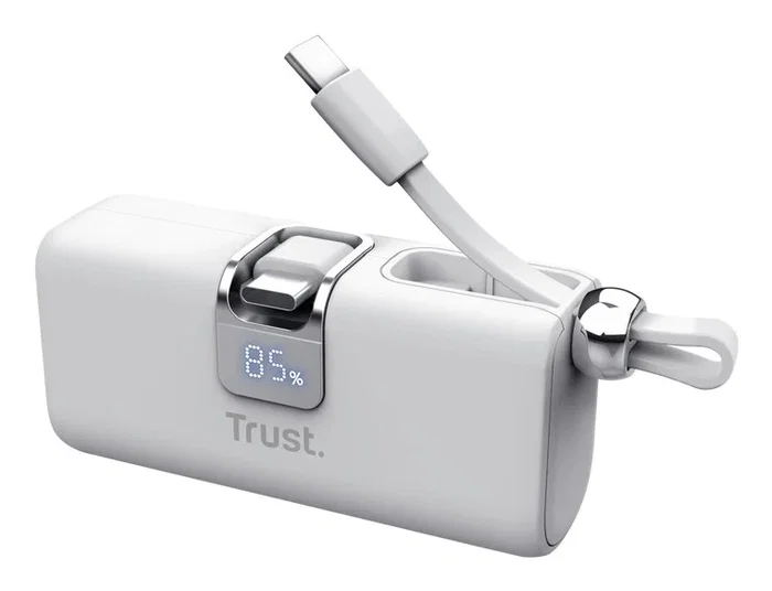 Trust Power Bank Pacto 5000mAh Blanco Trust Power Bank Pacto 5000mAh Blanco