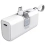 Trust Powerbank 26105, Batería Externa 5000mAh, Carga Rápida 18W, Color Blanco