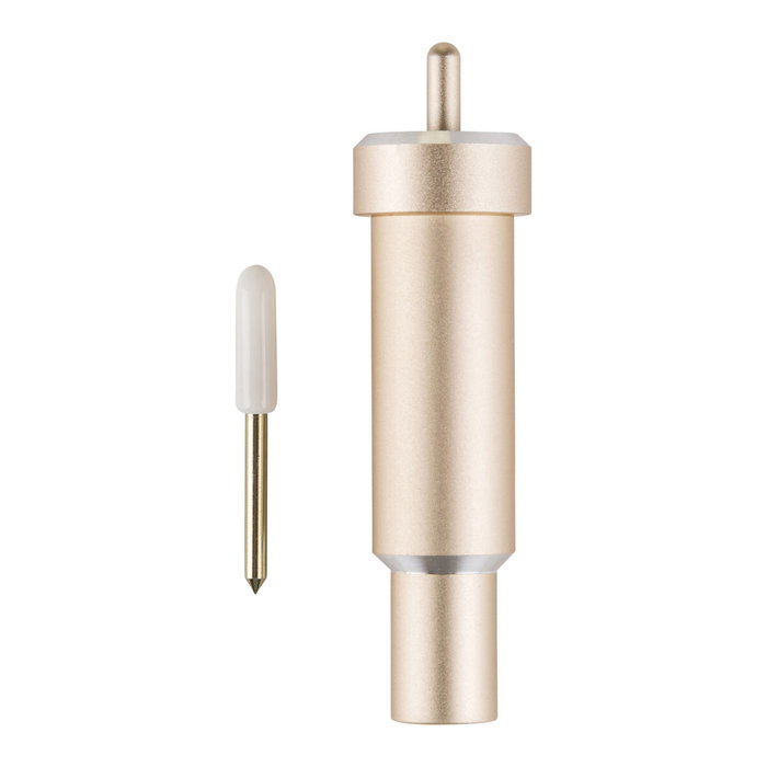Cricut Hoja de punta fina premium + carcasa, Oro