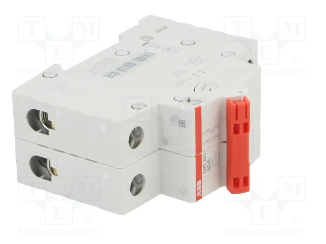 ABB SHD202/40 Interruptor de aislamiento de 2 polos 40A 415VAC