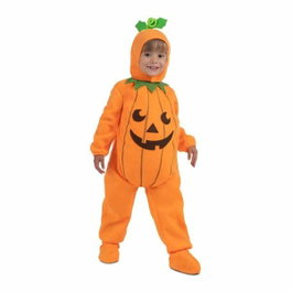 My Other Me Disfraz Pequeña Calabaza con Gorro, Mono de Barriguita Rellena y Patucos, Talla 3-4 Años