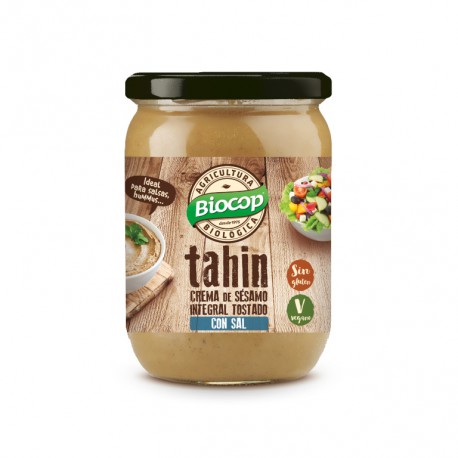 BIOCOP Tahin Integral Tostado con Sal 500g BIOCOP Tahin Integral Tostado con Sal 500g