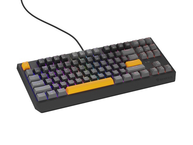 Genesis Thor 230 TKL Anchor Gray Teclado Mecánico QWERTY Español RGB Outemu Red Hot-Swap Genesis Thor 230 TKL Anchor Gray Teclado Mecánico QWERTY Español RGB Outemu Red Hot-Swap