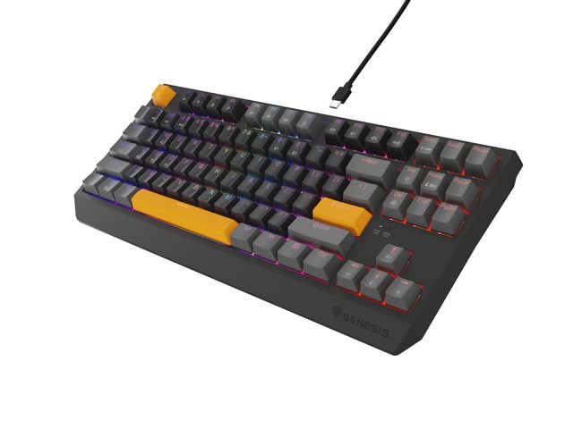 Genesis Thor 230 TKL Anchor Gray Teclado Mecánico QWERTY Español RGB Outemu Red Hot-Swap Genesis Thor 230 TKL Anchor Gray Teclado Mecánico QWERTY Español RGB Outemu Red Hot-Swap