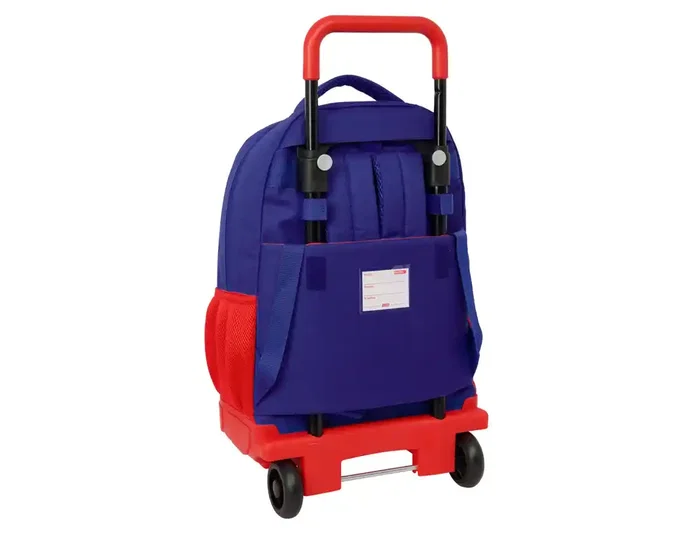 Safta Mochila con Ruedas Compact Extraíble Atlético de Madrid