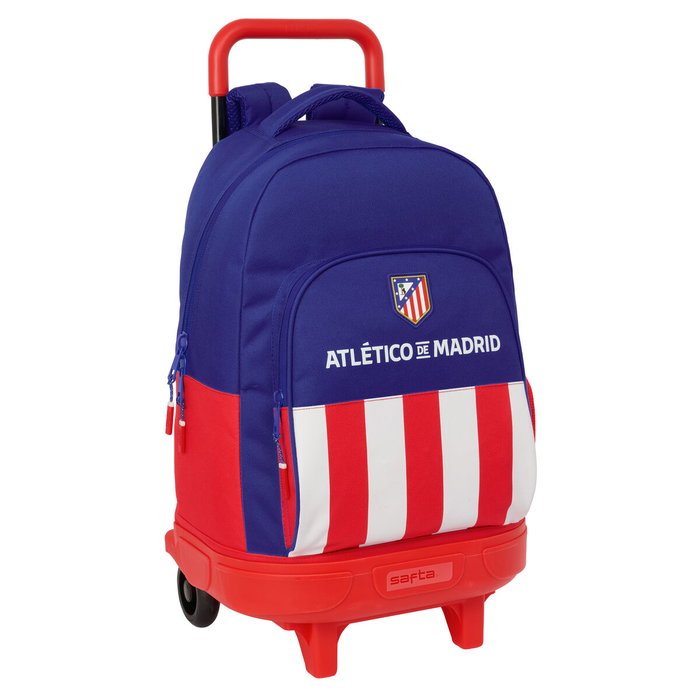 Safta Mochila con Ruedas Compact Extraíble Atlético de Madrid