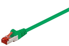 MicroConnect Cable de Red RJ45 CAT6 S/FTP 0.15m LSZH Blindado Contra Interferencias, Verde