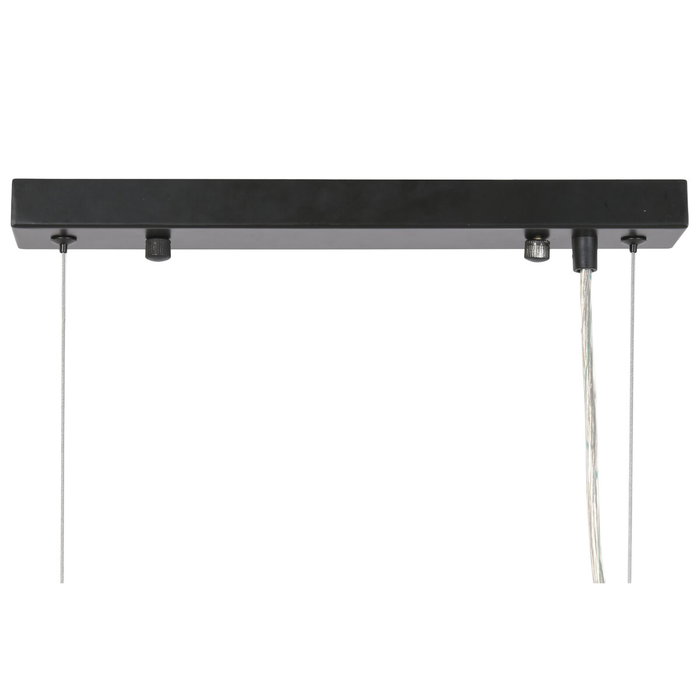 DKD Home Decor Lámpara de Techo de Metal y Cristal con Bolas Negro DKD Home Decor Lámpara de Techo de Metal y Cristal con Bolas Negro