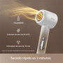 Dreame Secador de Pelo Hair Glory High-Speed Blanco (GLORYCOMBO) - Secado Rápido 110.000 RPM, 55 m³/u, 300 Millones de Iones/cm³, 1200 W