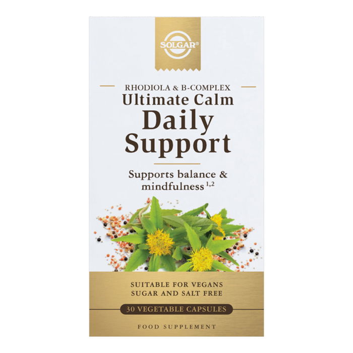 Solgar Ultimate Calm Daily Support Suplemento Alimenticio Control Estrés 30 Cápsulas