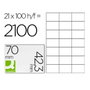 Q-connect Etiqueta adhesiva KF10649 70x42,3 mm DIN A4