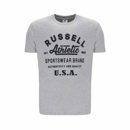 Camiseta de Manga Corta Hombre Russell Athletic AMT A40231 Gris