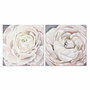 Lienzo DKD Home Decor Lienzo Madera MDF 80 x 3 x 80 cm Flor