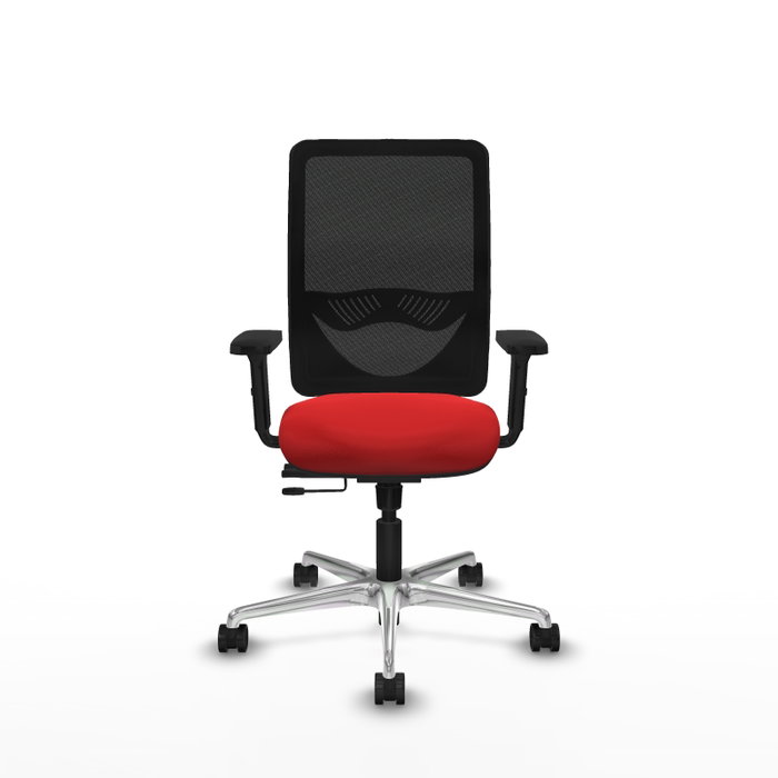 PIQUERAS Y CRESPO Silla de oficina Zulema Rojo/Negro con Mecanismo Sincro/Traslack PIQUERAS Y CRESPO Silla de oficina Zulema Rojo/Negro con Mecanismo Sincro/Traslack