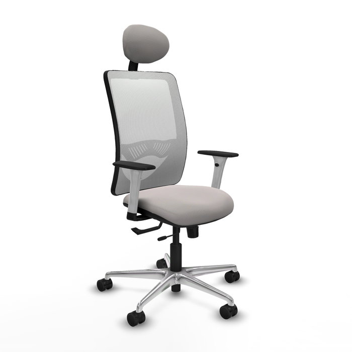 PIQUERAS Y CRESPO Silla de oficina Zulema en Similpiel Blanco con mecanismo Sincro/Traslack PIQUERAS Y CRESPO Silla de oficina Zulema en Similpiel Blanco con mecanismo Sincro/Traslack