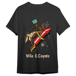 WARNER BROS. DISCOVERY Camiseta Coyote Cohete Looney Tunes adulto XL