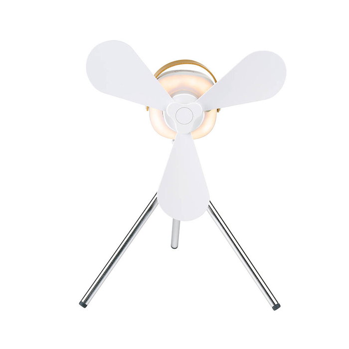 Lifetime Air Ventilador de sobremesa recargable con mando, 4 velocidades, Blanco Lifetime Air Ventilador de sobremesa recargable con mando, 4 velocidades, Blanco
