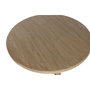 DKD Home Decor Mesa de Comedor Olmo Macizo 120x120x76 cm Natural
